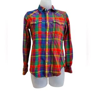 Ralph Lauren Sport Plaid Shirt, Size 4